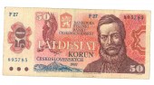 Bankovka ČSSR 50 líc